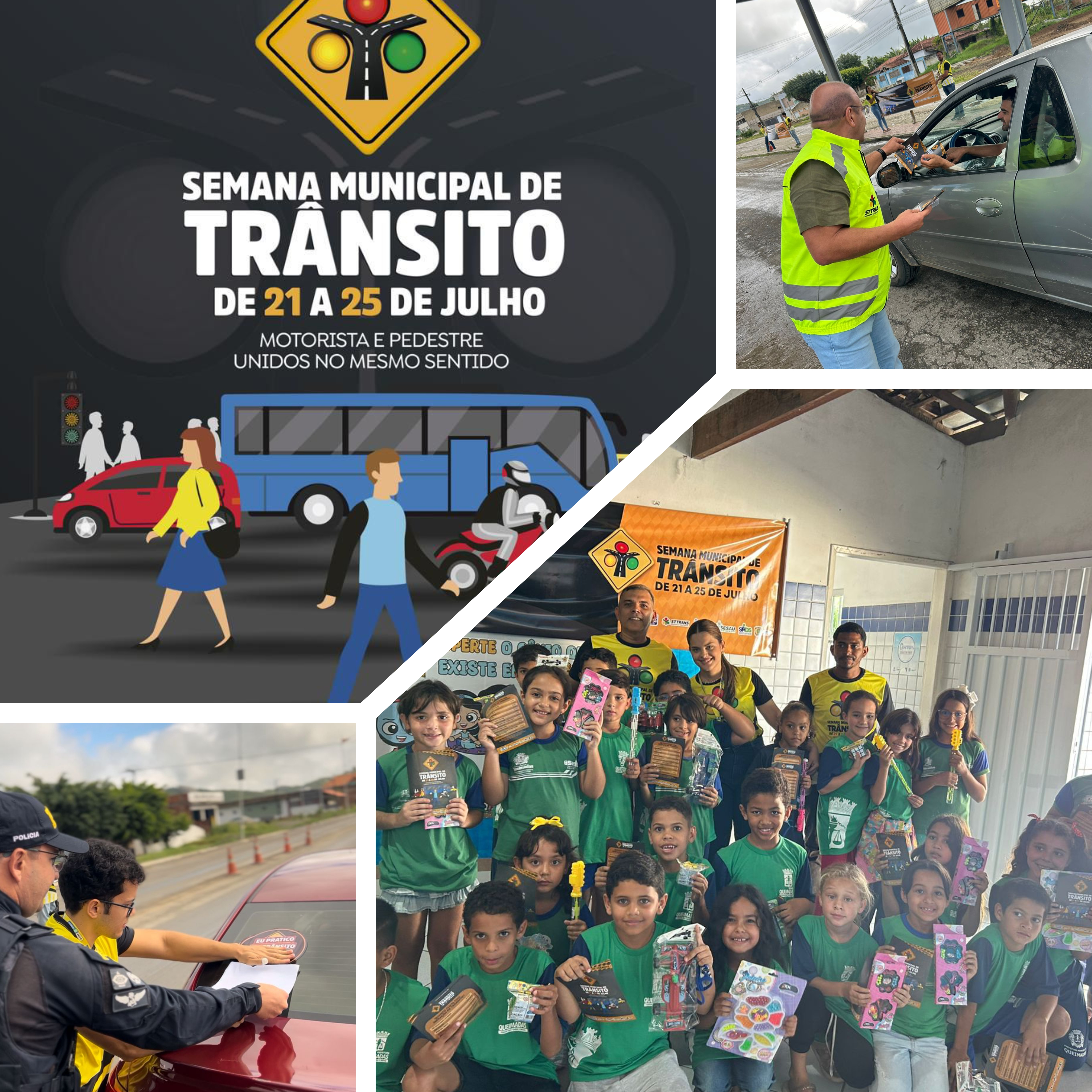 STTRANS Encerra Semana Municipal do Trânsito em Queimadas.